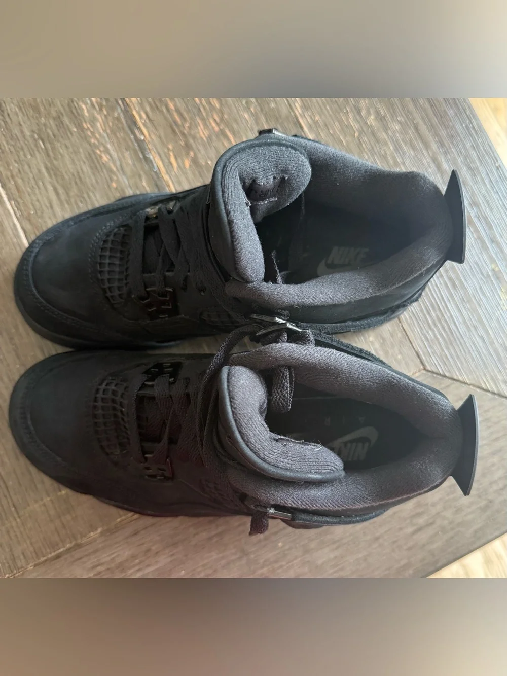 Air Jordan Retro 4 Black Cat 4.5Y no box like new worn 1-2x